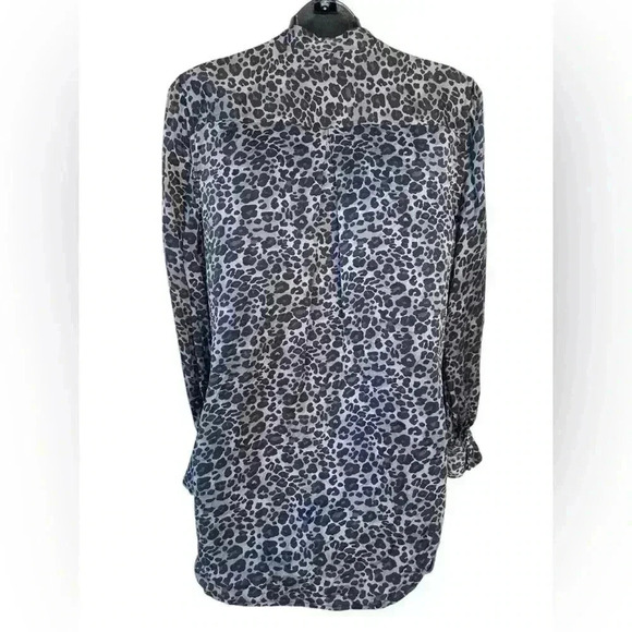 Equipment Femme Womens sz XS Boleyn Gray
Black Leopard Print Silk Blouse NWOT - Picture 5 of 10